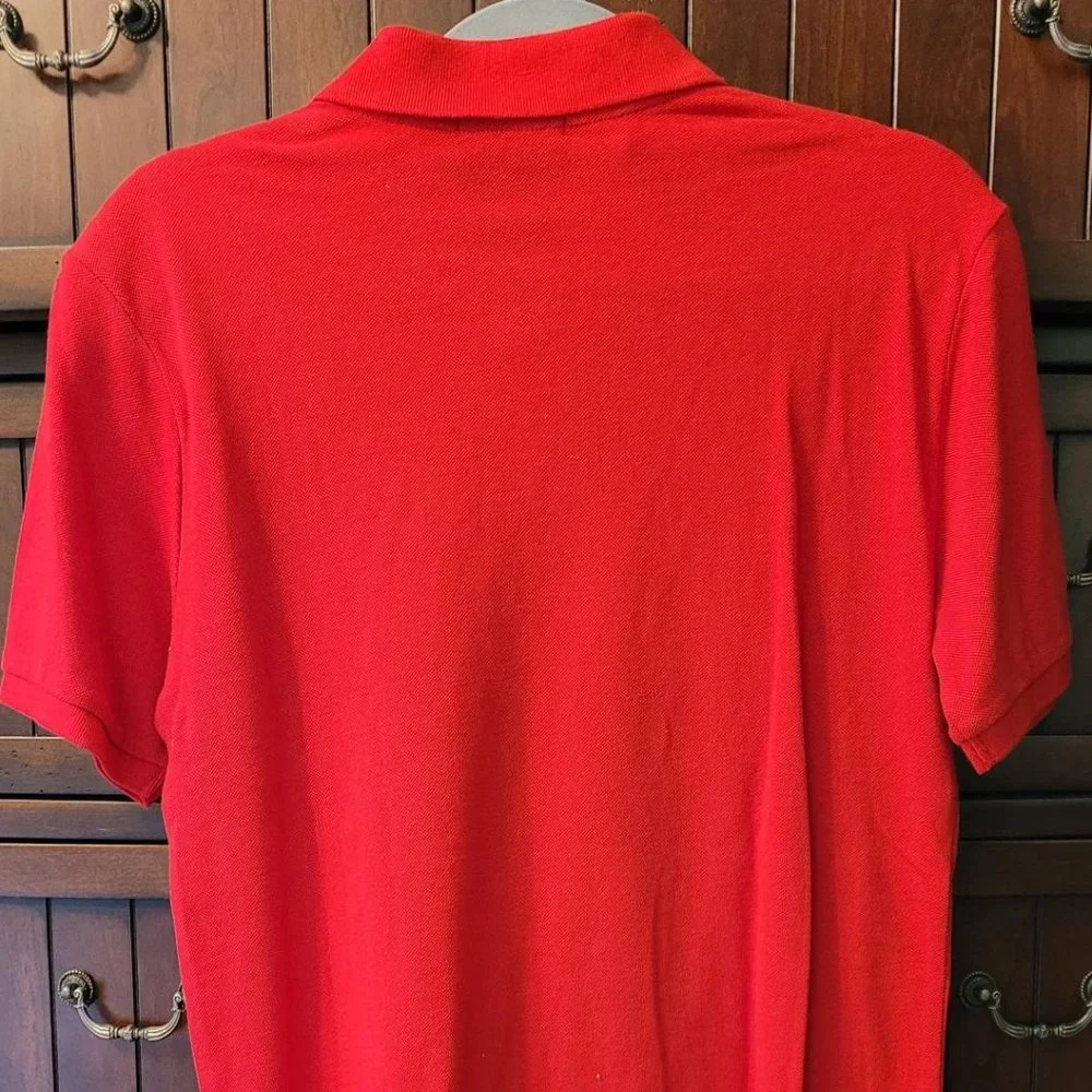 Boys Polo by Ralph Lauren NWOT  Red Rugby short sleeve shirt - Picture 2 of 2
